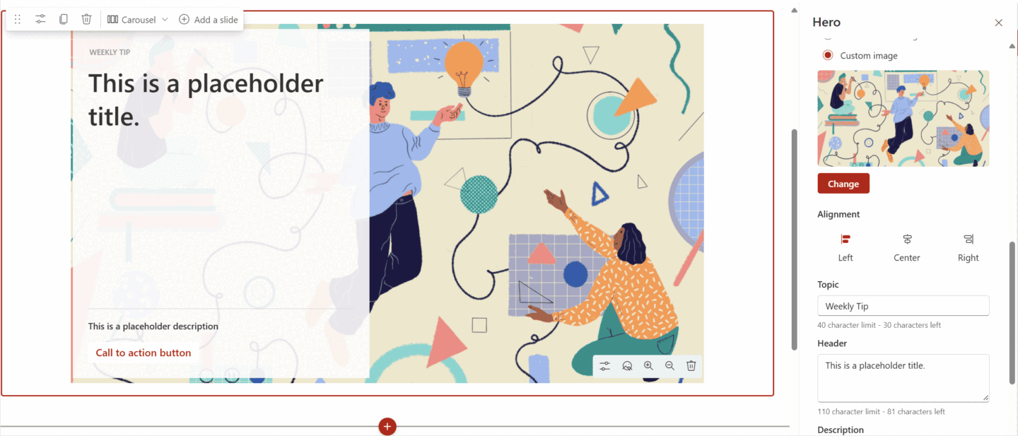 New Carousel Layout Available for Hero Webpart in SharePoint – D'arce ...